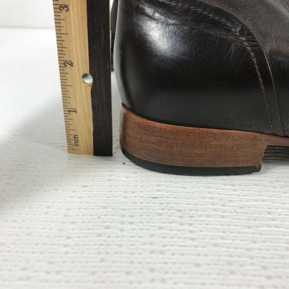 UGG Brown Leather Combat Boots - Picture 12 of 12